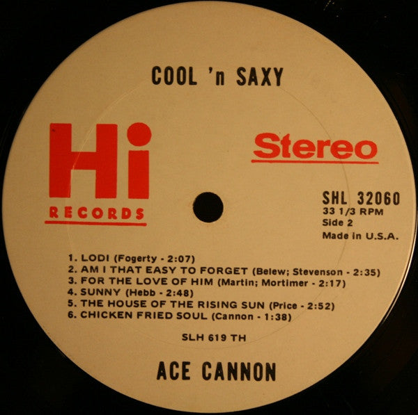 Ace Cannon - Cool 'n Saxy