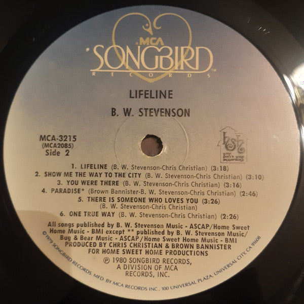 B.W. Stevenson - Lifeline
