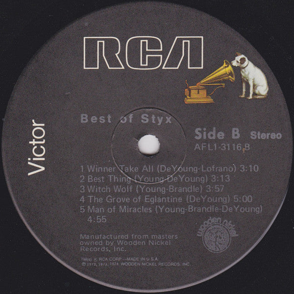 Best Of Styx - secondary
