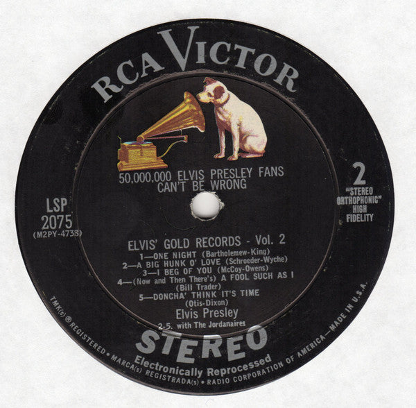 50,000,000 Elvis Fans Can't Be Wrong (Elvis' Gold Records, Vol. 2) - secondary