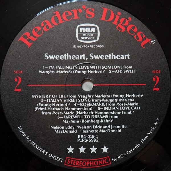 Nelson Eddy, Jeanette MacDonald - Sweetheart, Sweetheart