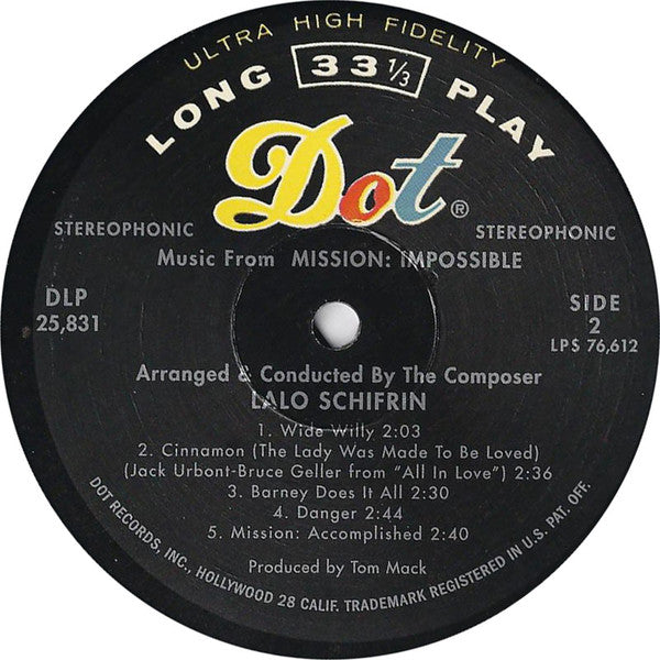 Lalo Schifrin - Music From Mission: Impossible