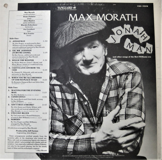 Jonah Man And Other Songs Of The Bert Williams Era - secondary