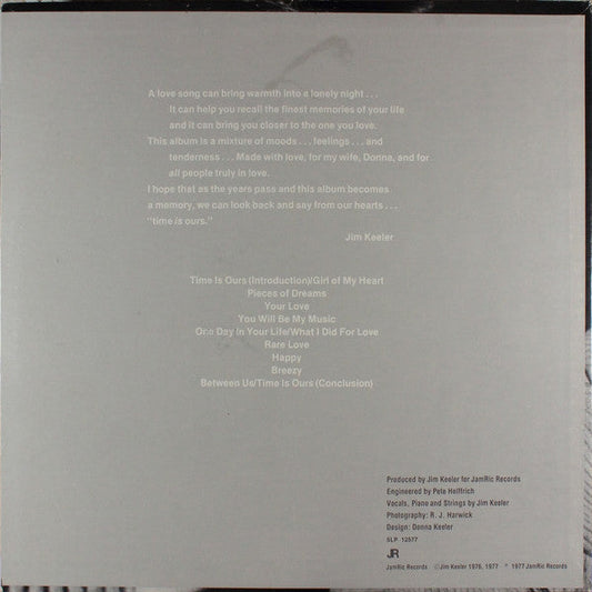 Jim Keeler - Time Is Ours