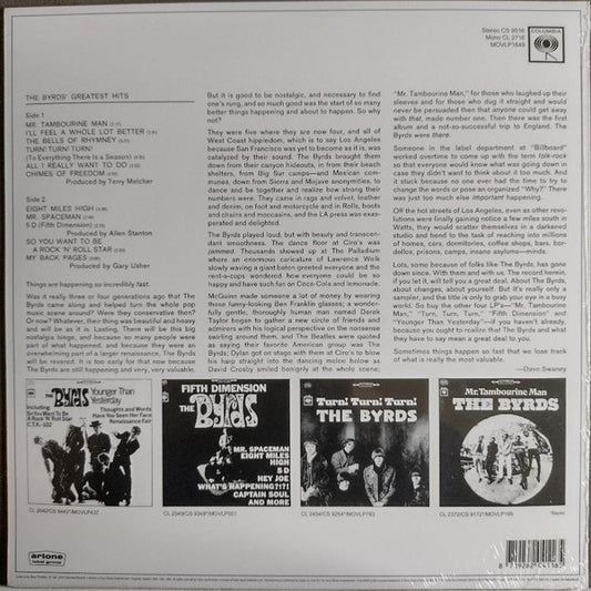 The Byrds' Greatest Hits - secondary