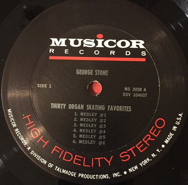 George Stone - 30 Organ Skating Favorites