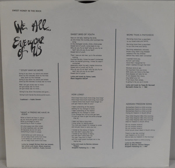Sweet Honey In The Rock - We All...Everyone Of Us