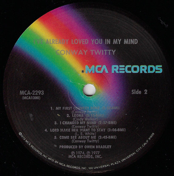 Conway Twitty - I've Already Loved You In My Mind