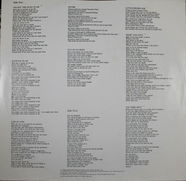 I've Got The Music In Me - secondary