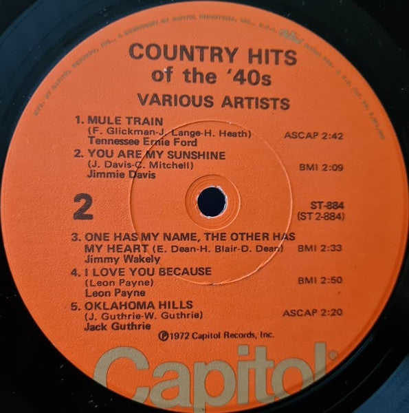Country Hits Of The '40s - secondary