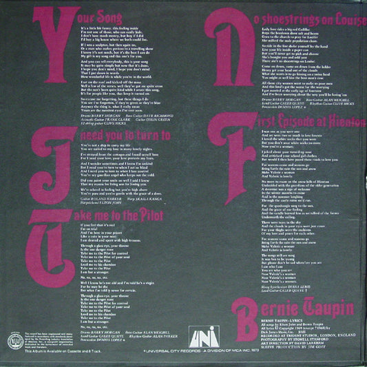 Elton John - secondary