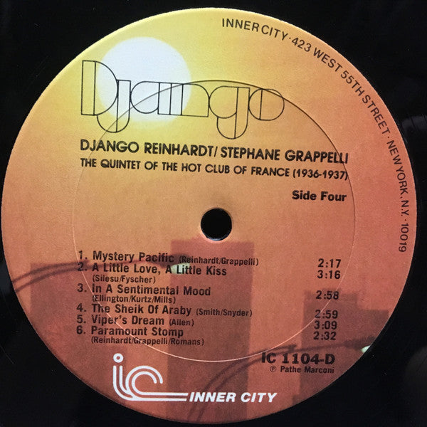 The Quintet Of The Hot Club Of France (1936-1937) Django Volume 1 - secondary