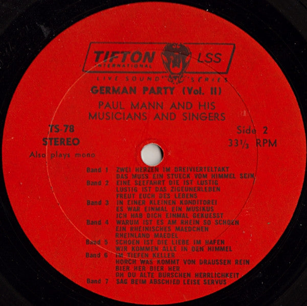 Recorded Live At A German Party, Volume 2 - secondary