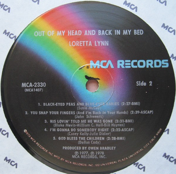 Out Of My Head And Back In My Bed - secondary