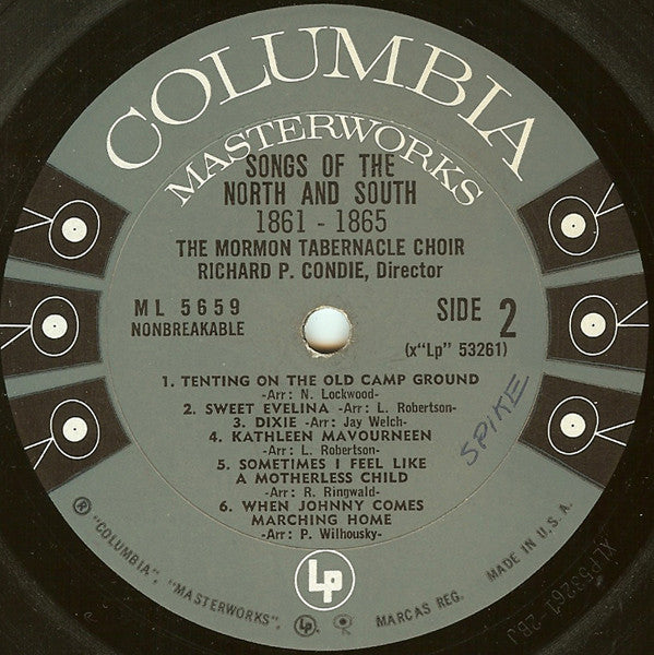 Songs Of The North And South, 1861-1865 - secondary