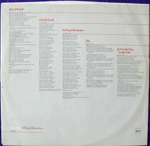 We'll Sing In The Sunshine - secondary