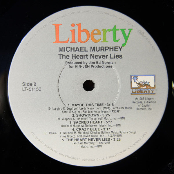 The Heart Never Lies - secondary