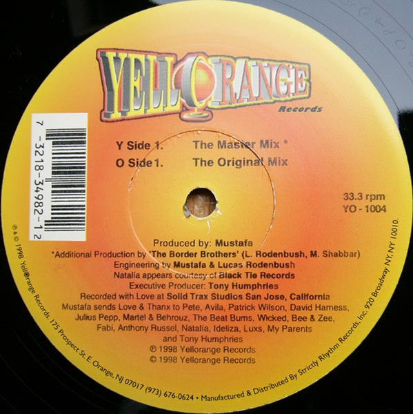 12" Single: Mustafa, Natalia - Circles