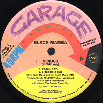 12" Single: Black Mamba - Vicious