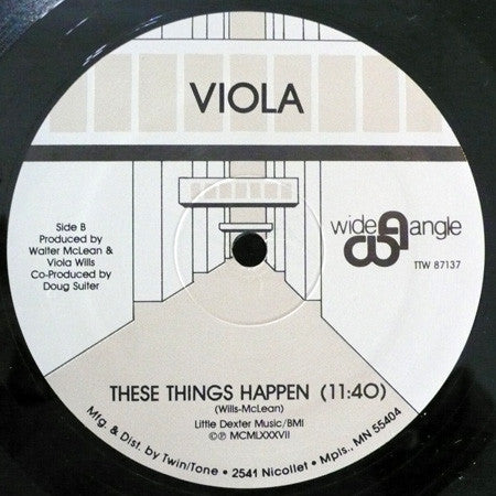 12" Single: Viola Wills - These Things Happen