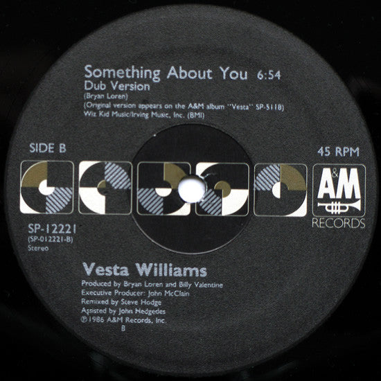 12" Single: Vesta Williams - Something About You