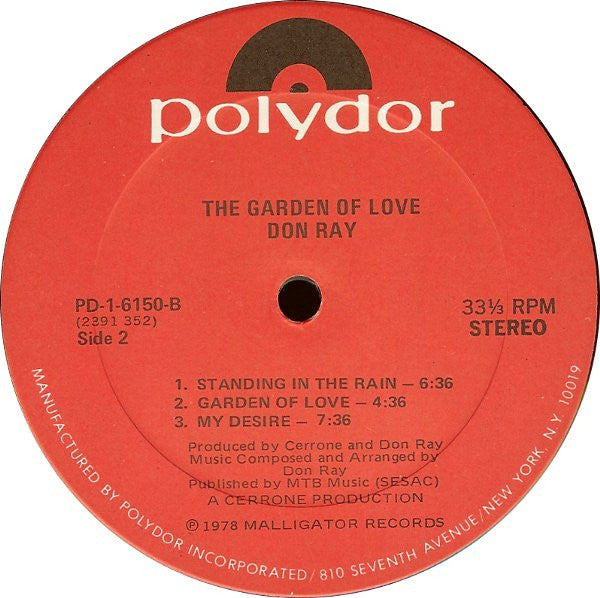 Don Ray - The Garden Of Love