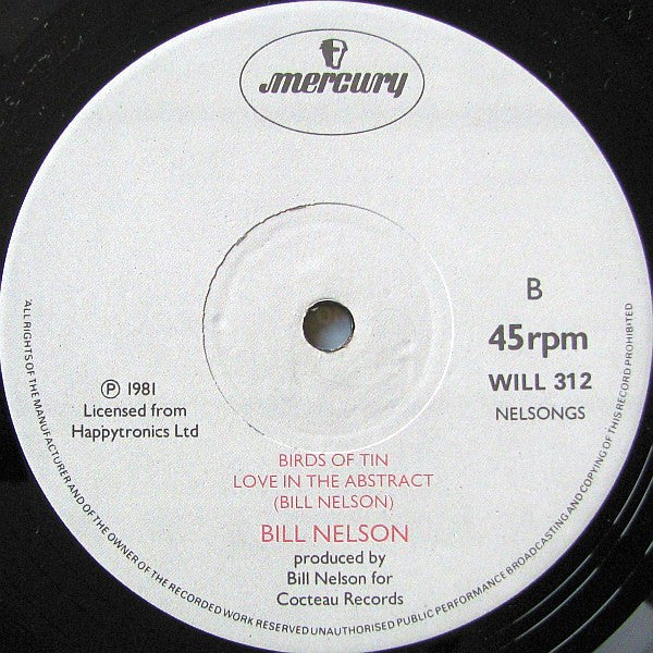 Bill Nelson - Living In My Limousine (Remix) / White Sounds