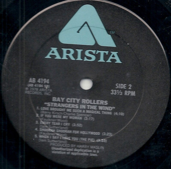 Bay City Rollers - Strangers In The Wind