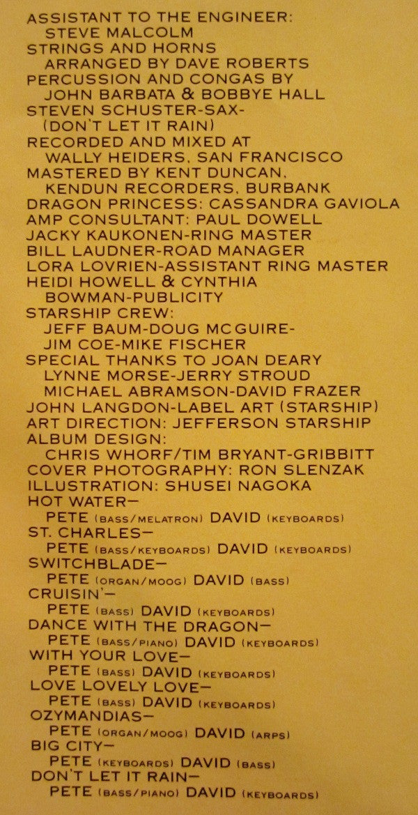 Jefferson Starship - Spitfire