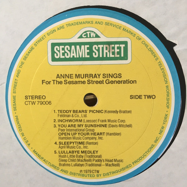 Anne Murray - Anne Murray Sings For The Sesame Street Generation