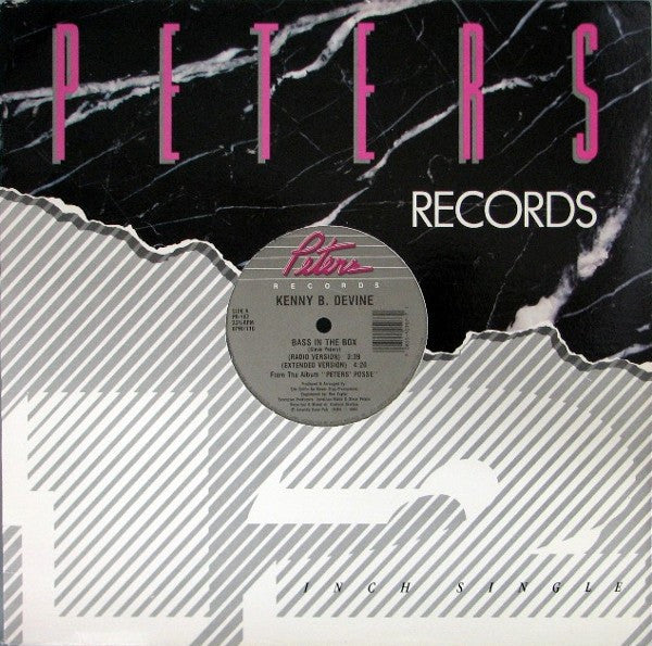 12" Single: Kenny B. Devine - Bass In The Box
