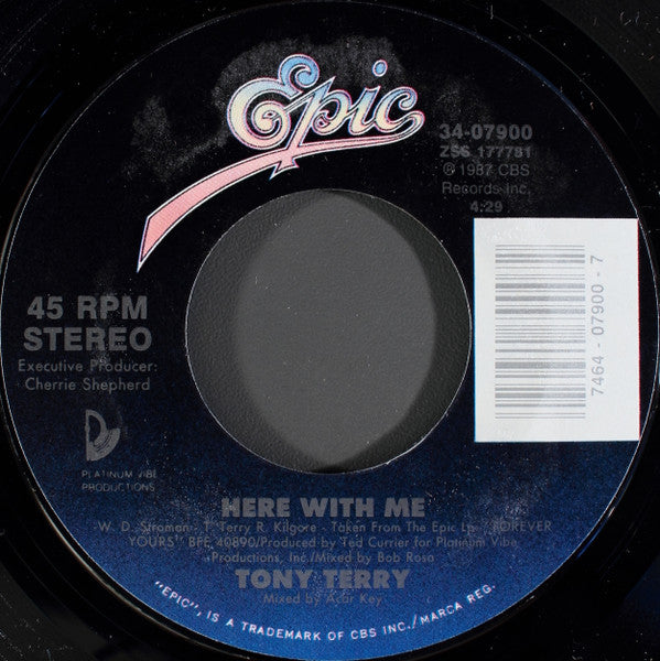 7" Single: Tony Terry - Forever Yours