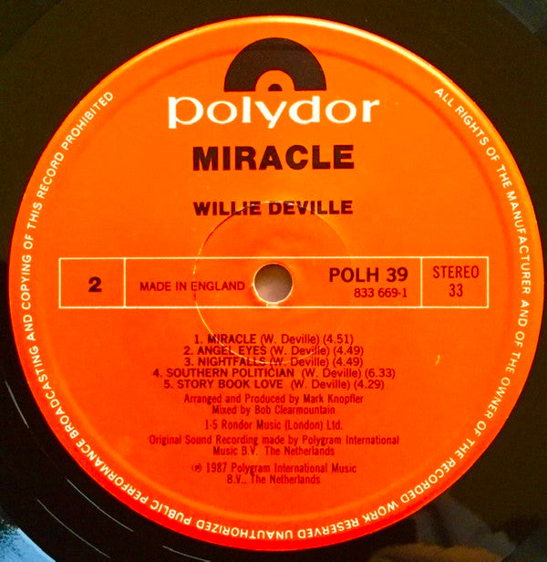 Willy DeVille - Miracle