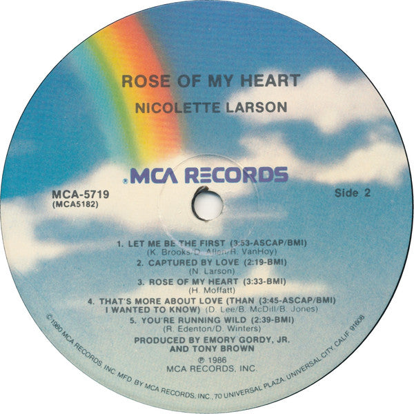 Nicolette Larson - Rose Of My Heart