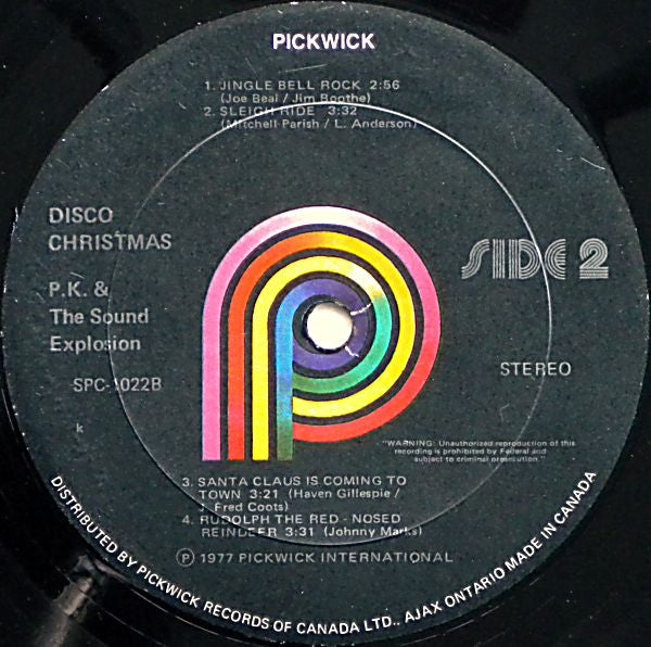 P.K. And The Sound Explosion - Christmas Disco