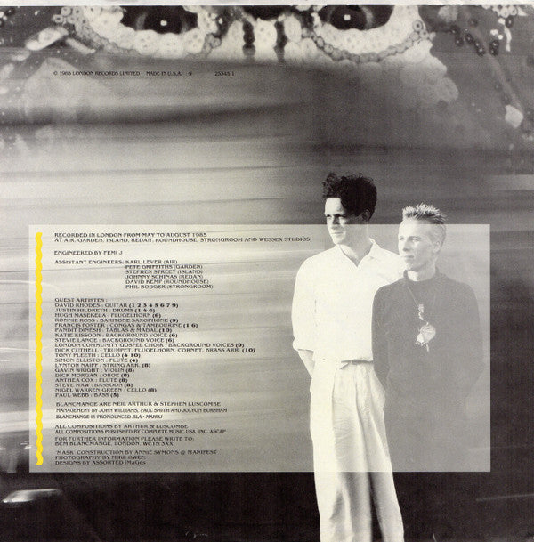 Blancmange - Believe You Me