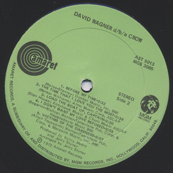 Dave Wagner - d/b/a Crow