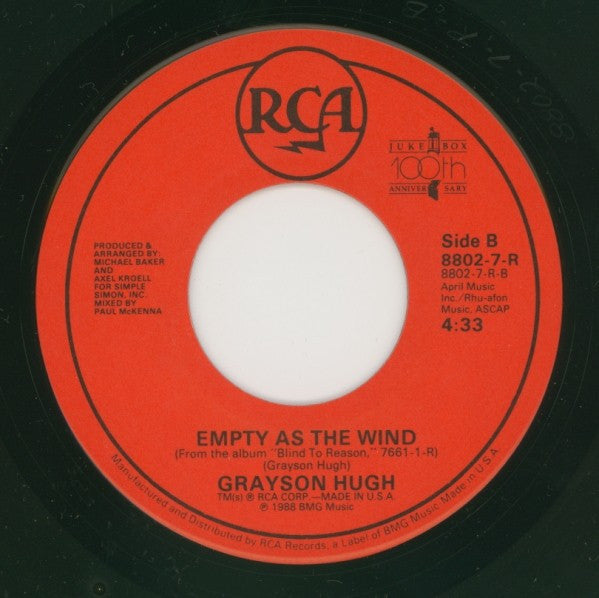 7" Single: Grayson Hugh - Talk It Over