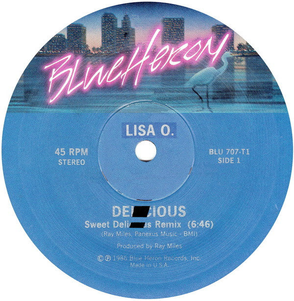 12" Single: Lisa O. - Delicious