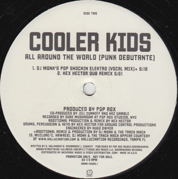 12" Single: Cooler Kids - All Around The World (Punk Debutante)