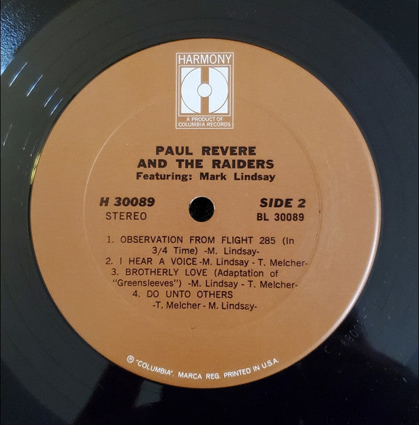 Paul Revere & The Raiders, Mark Lindsay - Paul Revere And The Raiders Featuring Mark Lindsay