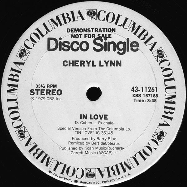 12" Single: Cheryl Lynn - Keep It Hot