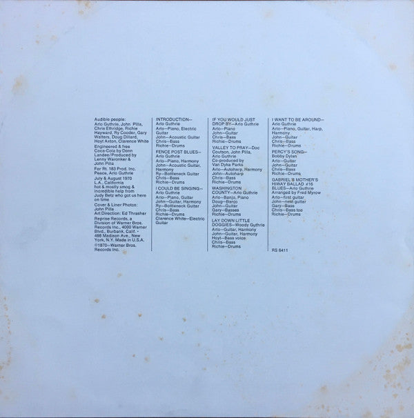 Arlo Guthrie - Washington County