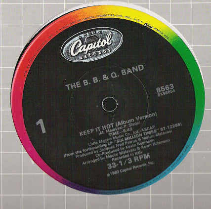 12" Single: The Brooklyn, Bronx & Queens Band - Keep It Hot