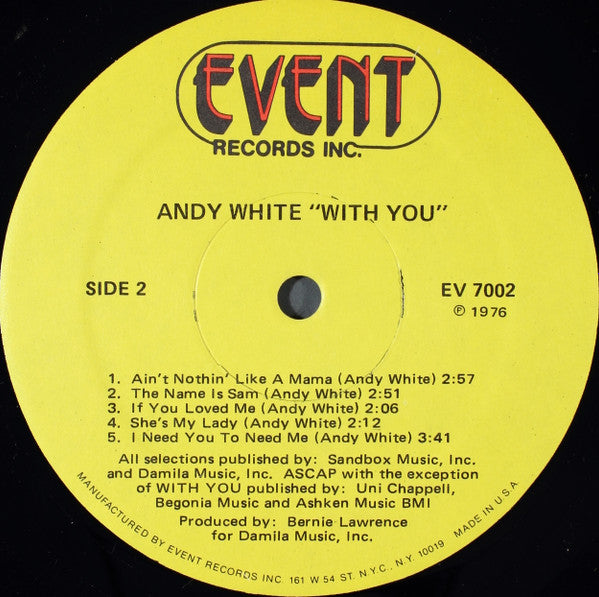 Andy White - With You