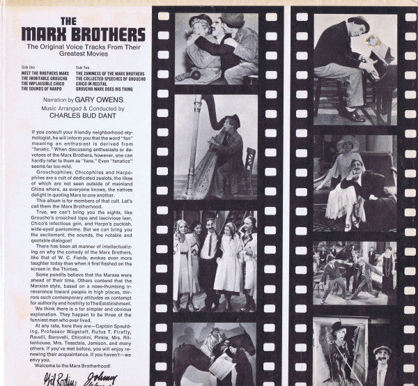 The Marx Brothers - The Original Voice Tracks From Their Greatest Movies