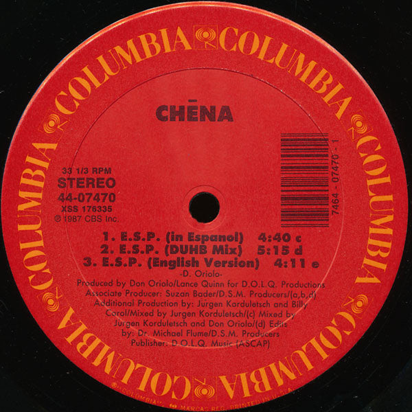 12" Single: Chena - E.S.P.
