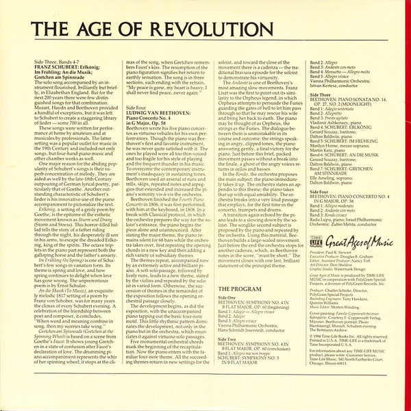 Ludwig van Beethoven, Franz Schubert - The Age Of Revolution