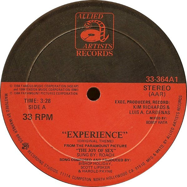 12" Single: Roach - Experience