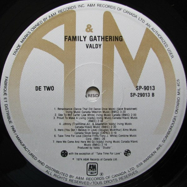 Valdy - Family Gathering
